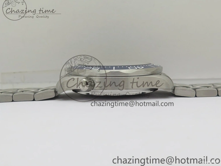 0401 Seamaster Diver 300M ORF 1:1 Best Edition Blue Ceramic Gray Dial on SS Bracelet A HighQuality 7867